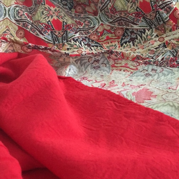 Lulus Red Geometric Print Shift Mini Dress - Picture 7 of 7